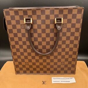 LV Damier Ebene Venice Sac Plat with Dust Bag